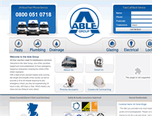 Tablet Screenshot of able-group.net