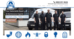 Desktop Screenshot of able-group.co.uk
