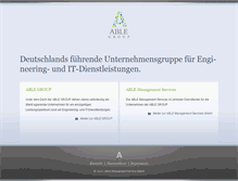 Tablet Screenshot of able-group.de